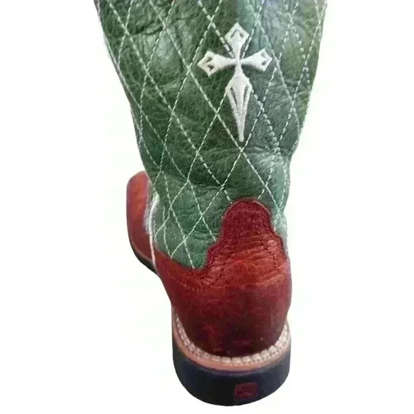 Twisted X brown and green cross - Picture 8 of 9